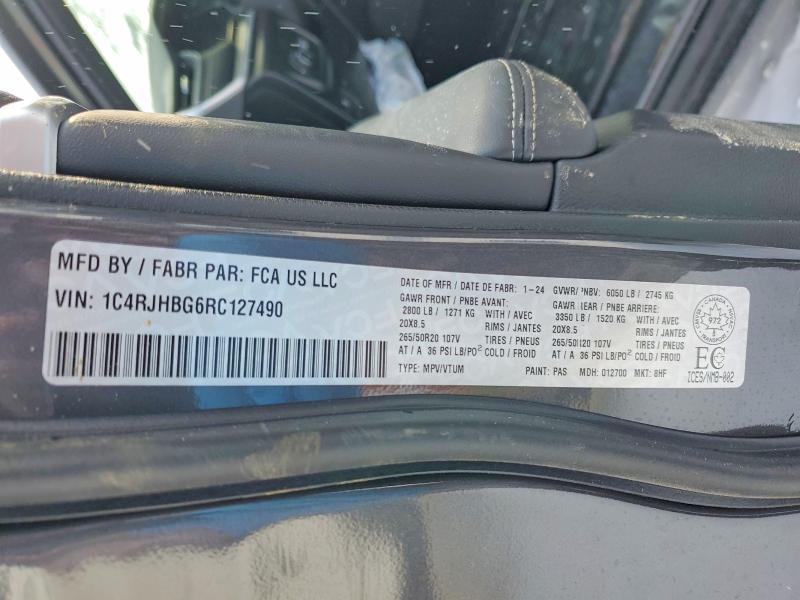 Aukcja sprzedaży 2024 Jeep Grand Cherokee, vin: 1C4RJHBG6RC127490, numer aukcji: 73886275