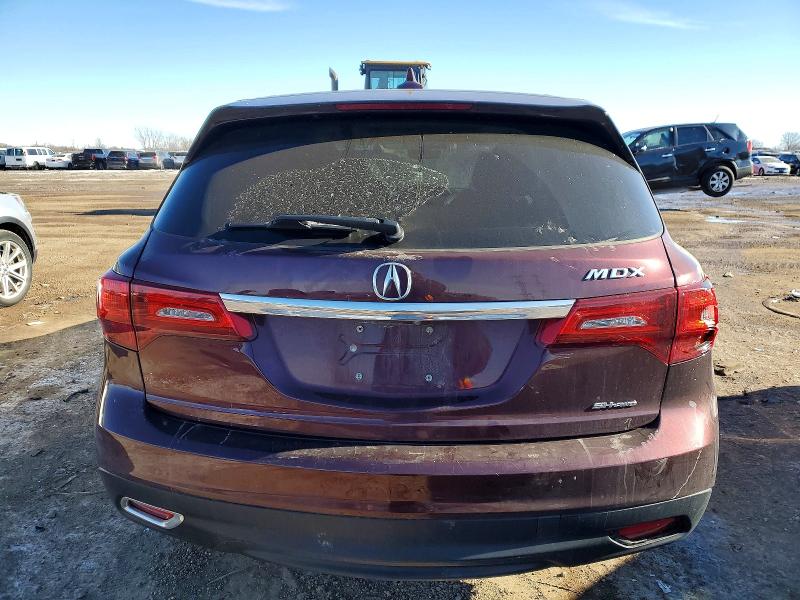 Продаж на аукціоні авто 2016 Acura Mdx Techno, vin: 5FRYD4H49GB034812, номер лоту: 72746485