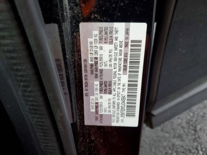 Aukcja sprzedaży 2018 Mazda Cx-5, vin: JM3KFBDM3J0445647, numer aukcji: 98081905