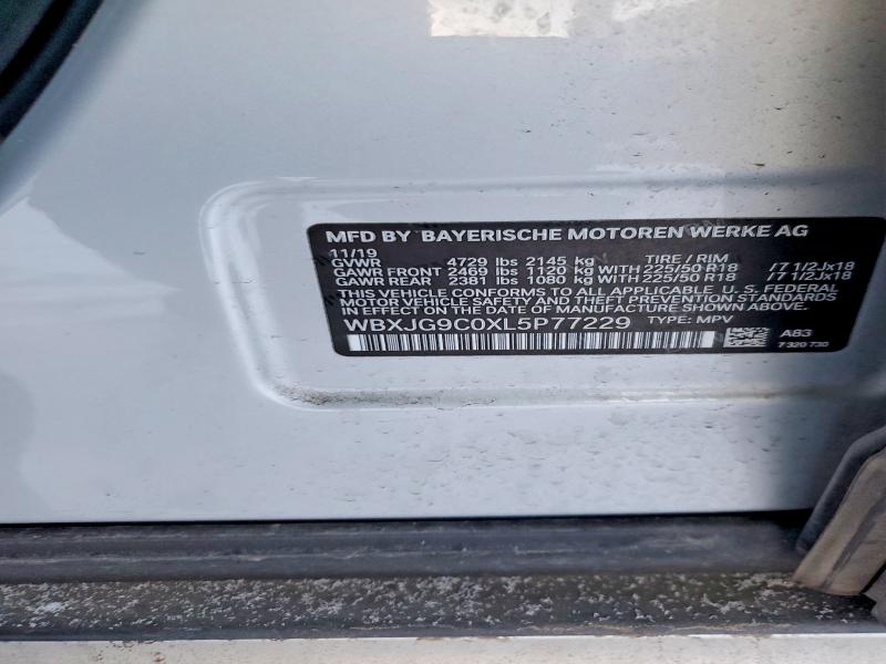 Продаж на аукціоні авто 2020 Bmw X1, vin: WBXJG9C0XL5P77229, номер лоту: 98259795