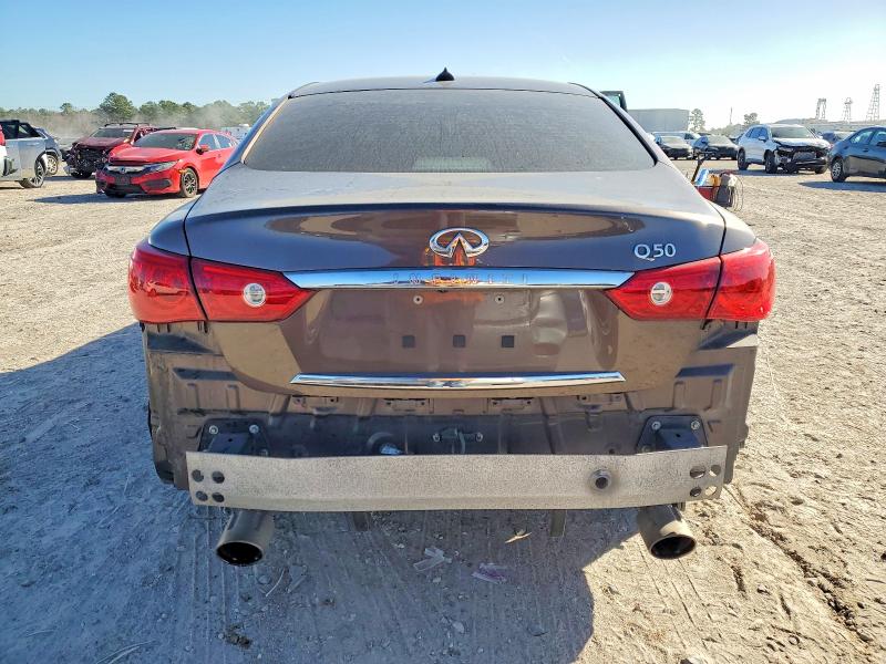 73511985 :رقم المزاد ، JN1BV7APXFM341652 vin ، 2015 Infiniti Q50 مزاد بيع