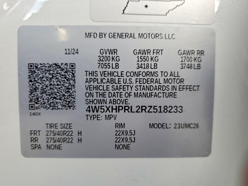 Aukcja sprzedaży 2024 Acura Zdx, vin: 4W5XHPRL2RZ518233, numer aukcji: 97675995