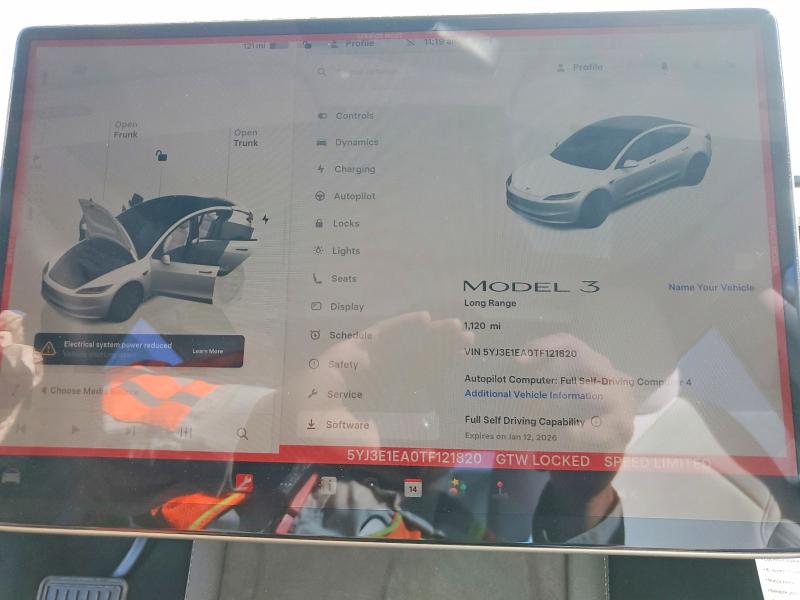 72603865 :رقم المزاد ، 5YJ3E1EA0TF121820 vin ، 2026 Tesla Model 3 مزاد بيع