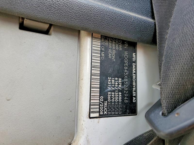 2008 Dodge Sprinter 2 მანქანა იყიდება აუქციონზე, vin: WD0PE845X85282948, აუქციონის ნომერი: 72392465