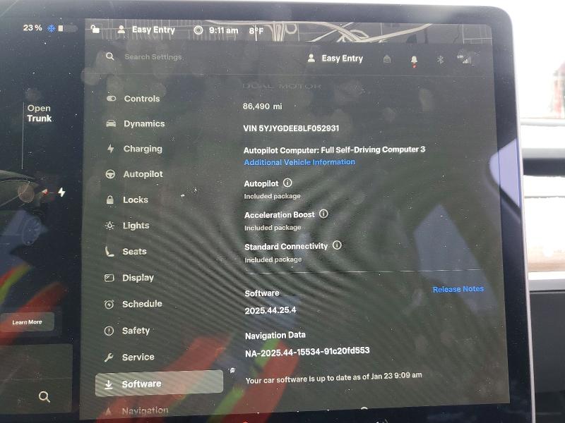 Продаж на аукціоні авто 2020 Tesla Model Y, vin: 5YJYGDEE8LF052931, номер лоту: 74099085