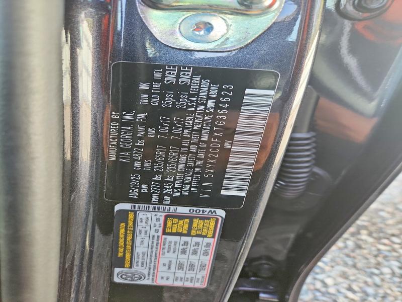 72584375 :رقم المزاد ، 5XYK2CDFXTG364623 vin ، 2026 Kia Sportage L مزاد بيع