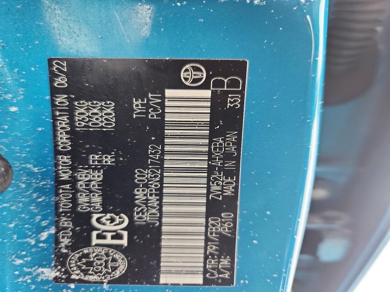 Продажа на аукционе авто 2022 Toyota Prius Prime, vin: JTDKAMFP6N3217432, номер лота: 73427925