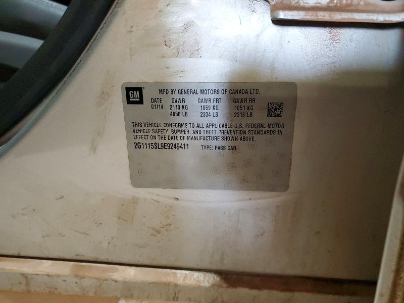 74264675 :رقم المزاد ، 2G1115SL9E9249411 vin ، 2014 Chevrolet Impala مزاد بيع