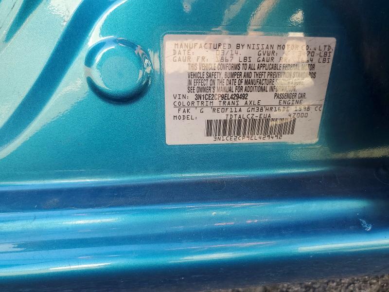 Продаж на аукціоні авто 2014 Nissan Versa Note, vin: 3N1CE2CP9EL429492, номер лоту: 74830105