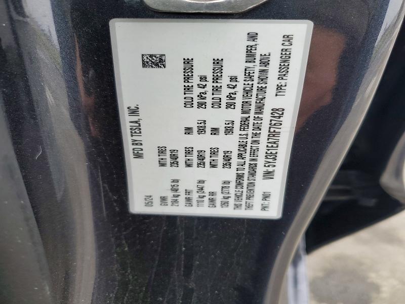 Продажа на аукционе авто 2024 Tesla Model 3, vin: 5YJ3E1EA7RF767428, номер лота: 73864995
