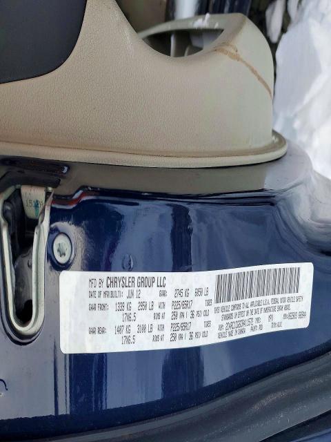 Aukcja sprzedaży 2012 Chrysler Town & Country, vin: 2C4RC1CG6CR411572, numer aukcji: 73277775