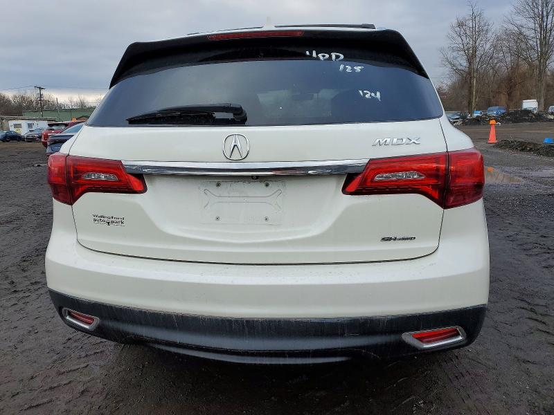2016 Acura Mdx მანქანა იყიდება აუქციონზე, vin: 5FRYD4H4XGB014357, აუქციონის ნომერი: 72948515