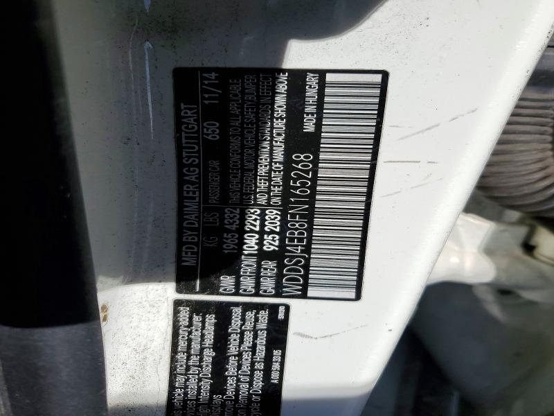 73512915 :رقم المزاد ، WDDSJ4EB8FN165268 vin ، 2015 Mercedes-benz Cla مزاد بيع
