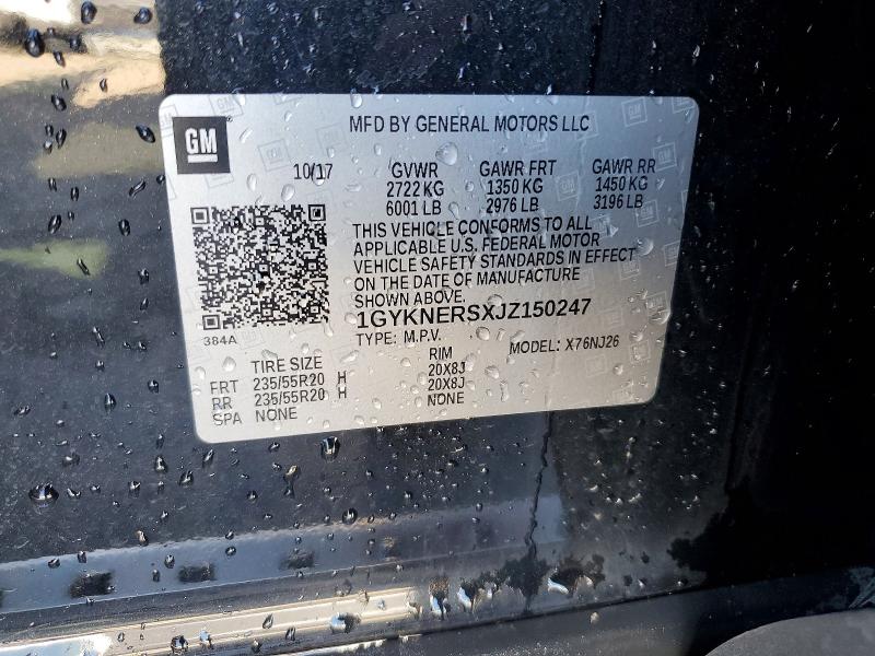 Продажа на аукционе авто 2018 Cadillac Xt5 Premiu, vin: 1GYKNERSXJZ150247, номер лота: 72873965