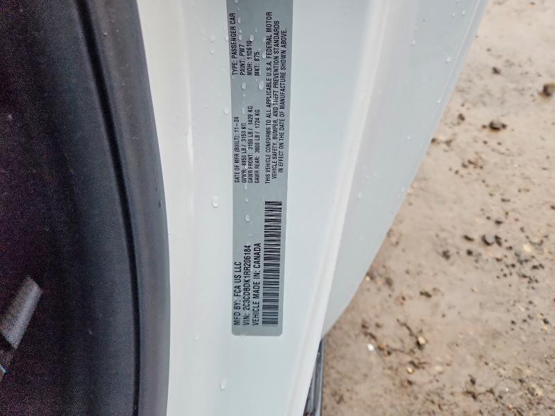 Aukcja sprzedaży 2024 Dodge Charger, vin: 2C3CDBDK1RR206184, numer aukcji: 99655735