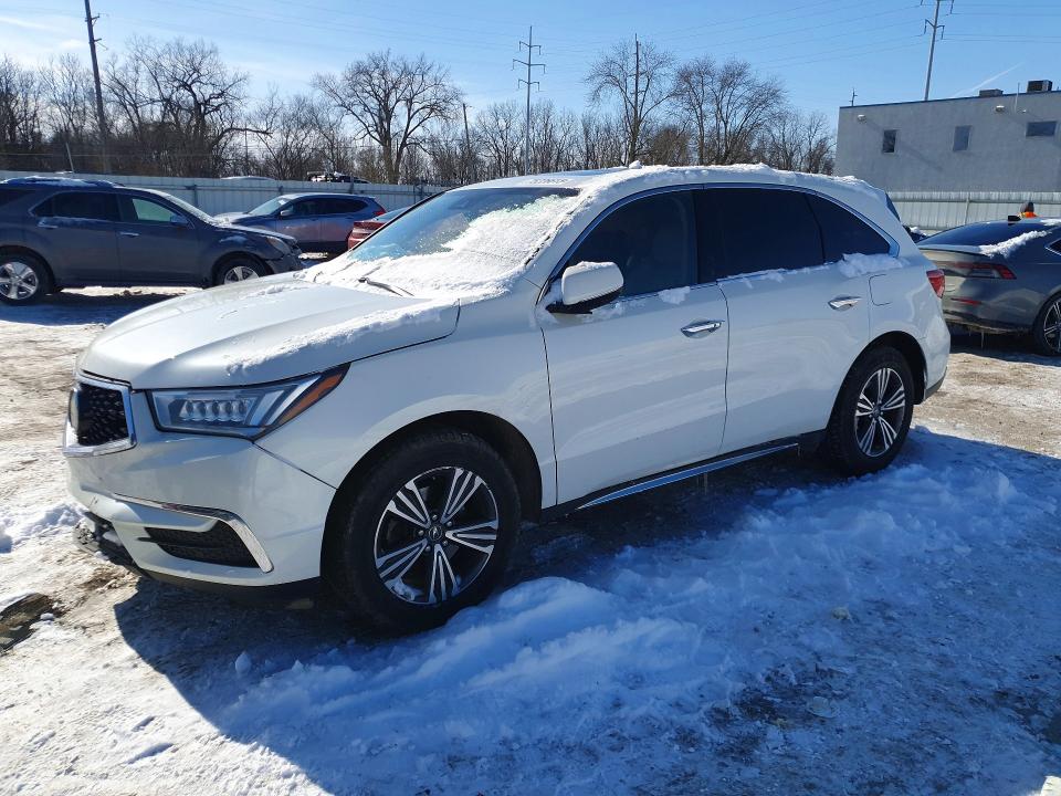 2017 Acura Mdx მანქანა იყიდება აუქციონზე, vin: 5J8YD4H36HL003834, აუქციონის ნომერი: 75226615