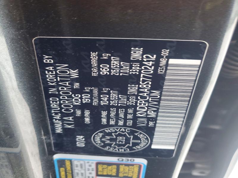 Aukcja sprzedaży 2025 Kia Seltos Lx, vin: KNDEPCAA8S7702412, numer aukcji: 98918975