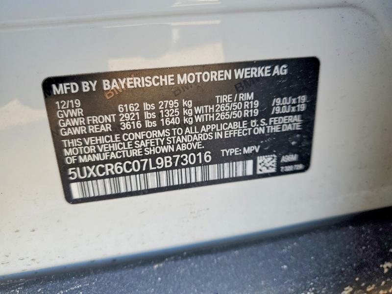 Продаж на аукціоні авто 2020 Bmw X5, vin: 5UXCR6C07L9B73016, номер лоту: 74748755