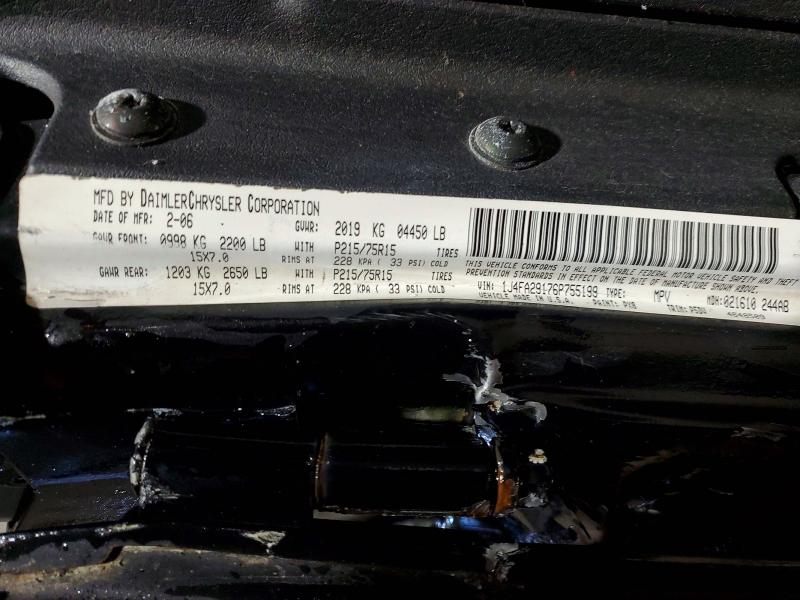 2006 Jeep Wrangler / Tj მანქანა იყიდება აუქციონზე, vin: 1J4FA29176P755199, აუქციონის ნომერი: 74112255