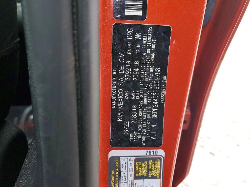Продажа на аукционе авто 2023 Kia Forte, vin: 3KPF24AD5PE509788, номер лота: 74166655