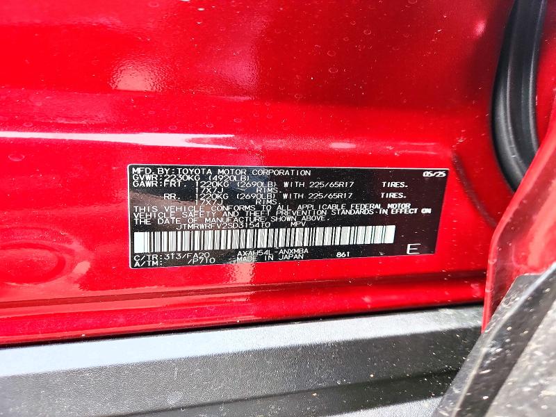 Aukcja sprzedaży 2025 Toyota Rav4 Xle, vin: JTMRWRFV2SD315410, numer aukcji: 98850075