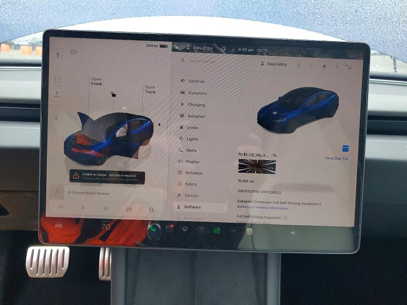 Aukcja sprzedaży 2025 Tesla Model 3, vin: 5YJ3E1ET3SF028502, numer aukcji: 98611715