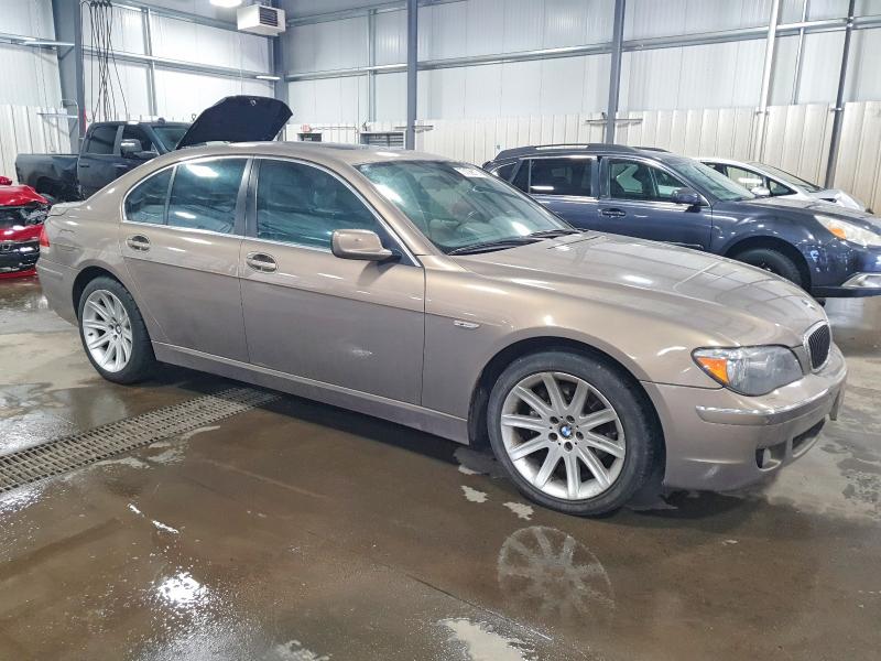 2006 Bmw 750 მანქანა იყიდება აუქციონზე, vin: WBAHL83556DT02687, აუქციონის ნომერი: 73106675