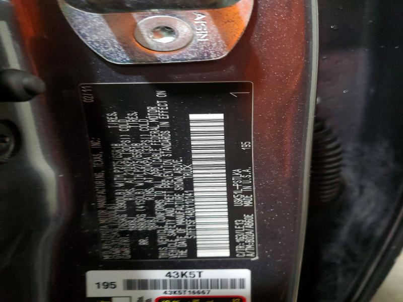 Aukcja sprzedaży 2011 Toyota Tundra Cre, vin: 5TFFY5F14BX110141, numer aukcji: 75175965