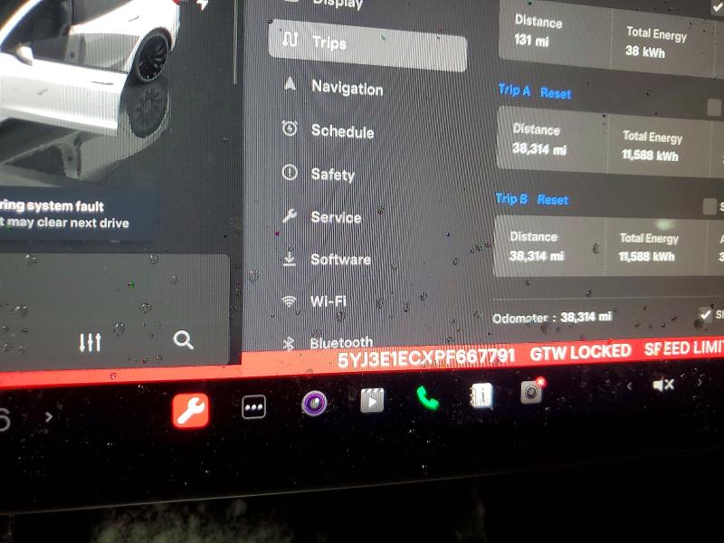 2023 Tesla Model 3 მანქანა იყიდება აუქციონზე, vin: 5YJ3E1ECXPF667791, აუქციონის ნომერი: 98445675
