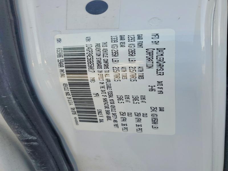 75181455 :رقم المزاد ، 1D4GP24E56B650017 vin ، 2006 Dodge Grand Caravan مزاد بيع