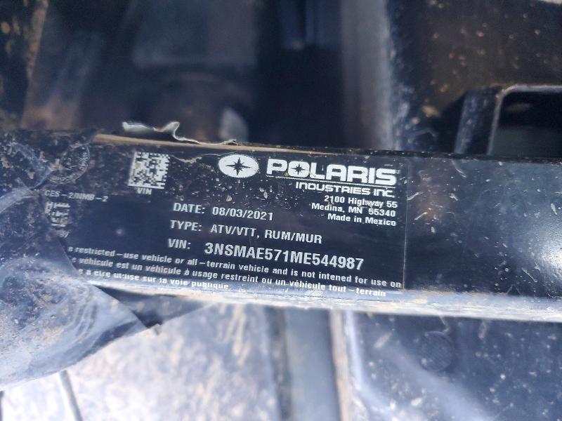 Aukcja sprzedaży 2021 Polaris Ranger 570, vin: 3NSMAE571ME544987, numer aukcji: 75562495