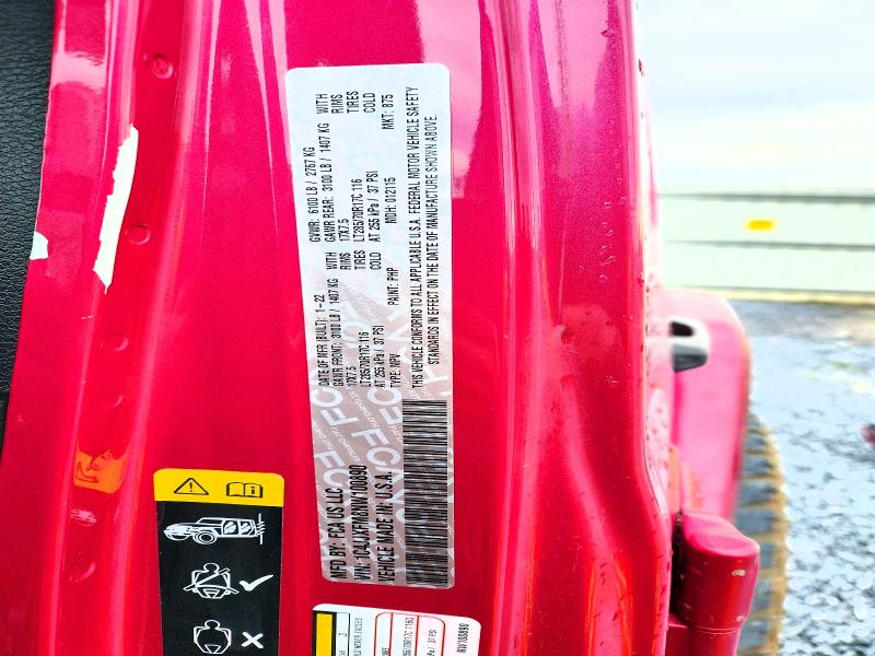 Продаж на аукціоні авто 2022 Jeep Wrangler U, vin: 1C4JJXFM8NW100890, номер лоту: 72789235