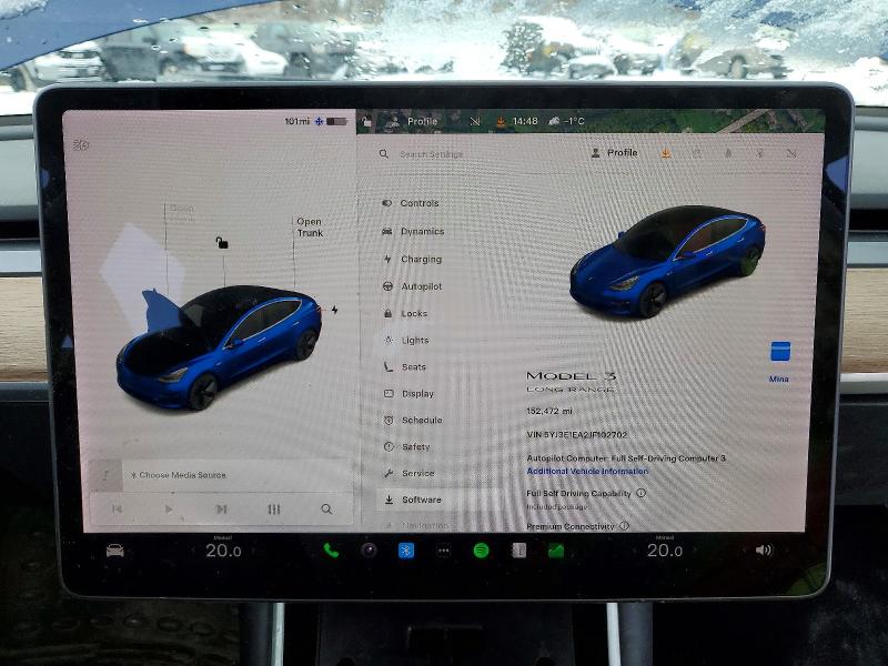 Aukcja sprzedaży 2018 Tesla Model 3, vin: 5YJ3E1EA2JF102702, numer aukcji: 73586275
