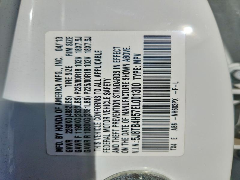 Aukcja sprzedaży 2014 Acura Rdx, vin: 5J8TB4H57EL001300, numer aukcji: 99703515