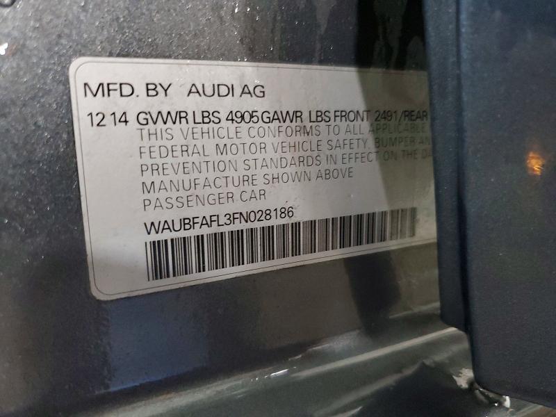 Aukcja sprzedaży 2015 Audi A4, vin: WAUBFAFL3FN028186, numer aukcji: 99242835