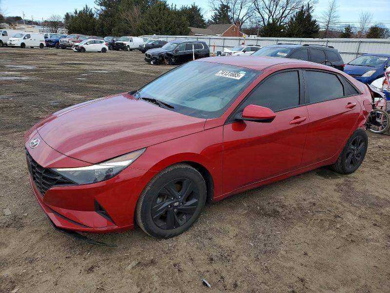 Продажа на аукционе авто 2022 Hyundai Elantra, vin: KMHLM4AG7NU353318, номер лота: 74131665