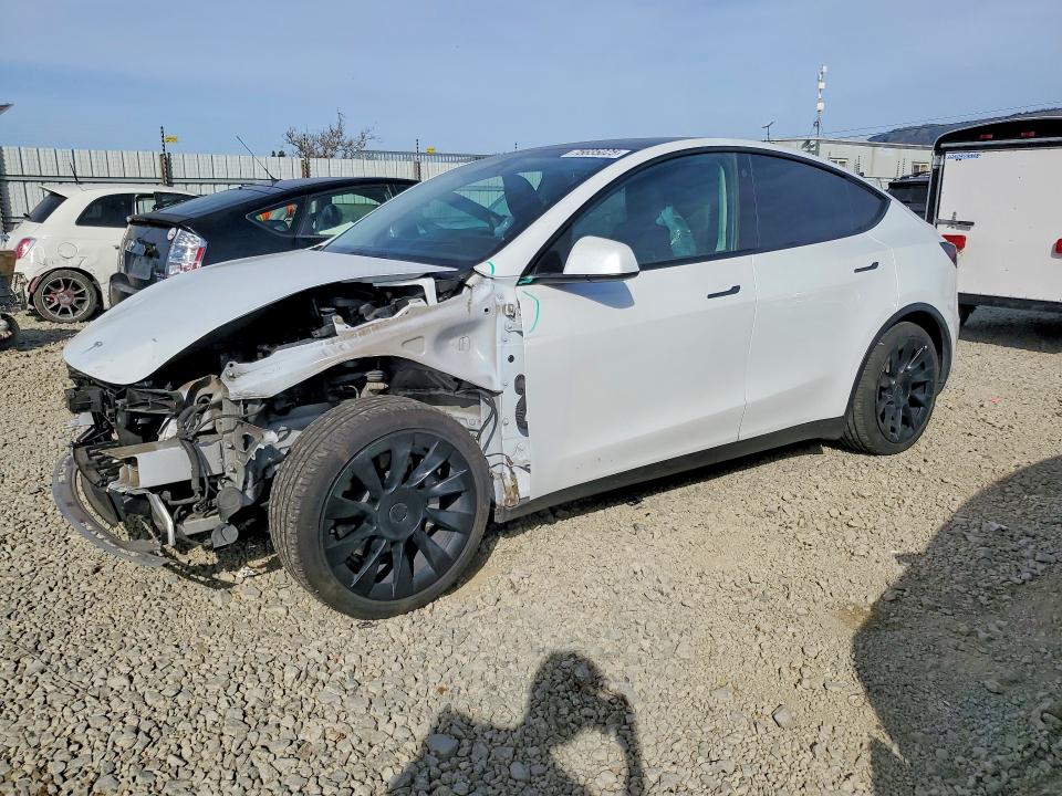 2021 Tesla Model Y მანქანა იყიდება აუქციონზე, vin: 5YJYGAEE8MF155279, აუქციონის ნომერი: 75635025
