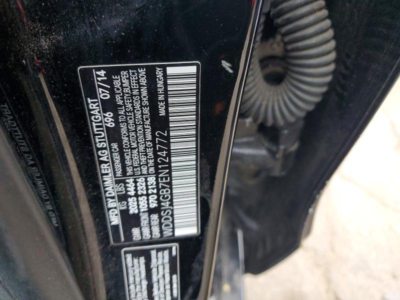 72863365 :رقم المزاد ، WDDSJ4GB7EN124772 vin ، 2014 Mercedes-benz Cla مزاد بيع