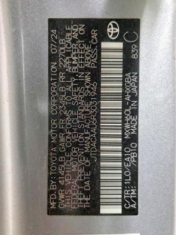 47449906 :رقم المزاد ، JTDACAAU6R3031946 vin ، 2024 Toyota Prius مزاد بيع