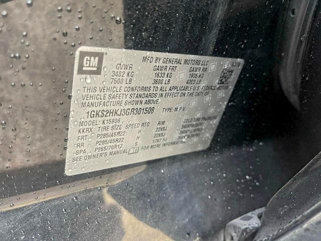 Продаж на аукціоні авто 2016 Gmc Yukon Xl D, vin: 1GKS2HKJ3GR301508, номер лоту: 99840285