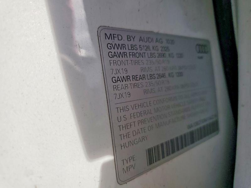 97297335 :رقم المزاد ، WA1DECF30M1042216 vin ، 2021 Audi Q3 مزاد بيع