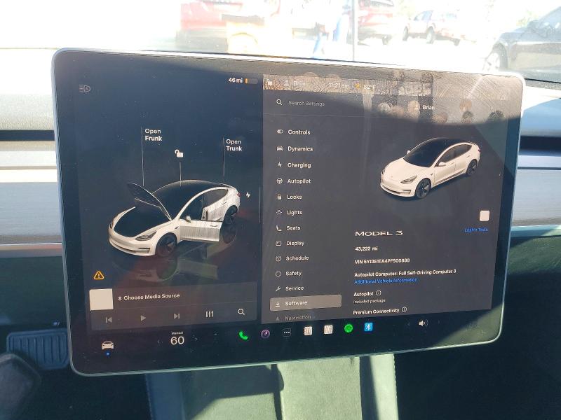 72561375 :رقم المزاد ، 5YJ3E1EA4PF500888 vin ، 2023 Tesla Model 3 مزاد بيع