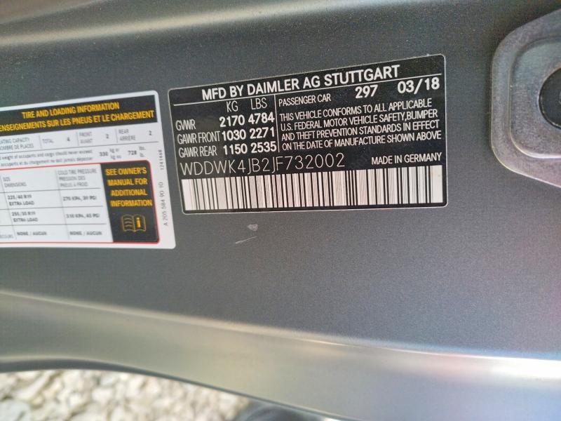 Aukcja sprzedaży 2018 Mercedes-benz C, vin: WDDWK4JB2JF732002, numer aukcji: 74472565