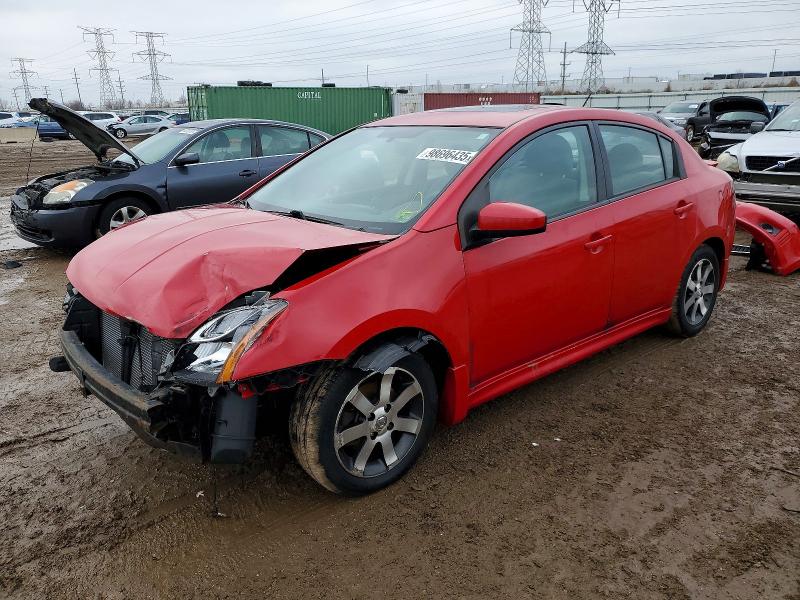 2012 Nissan Sentra მანქანა იყიდება აუქციონზე, vin: 3N1AB6AP9CL768776, აუქციონის ნომერი: 98696435