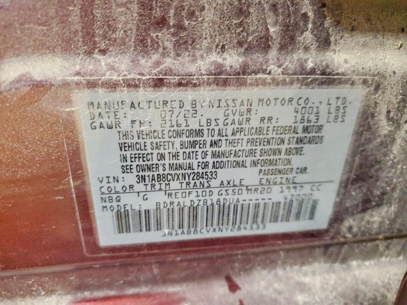 Продаж на аукціоні авто 2022 Nissan Sentra, vin: 3N1AB8CVXNY284533, номер лоту: 75354225