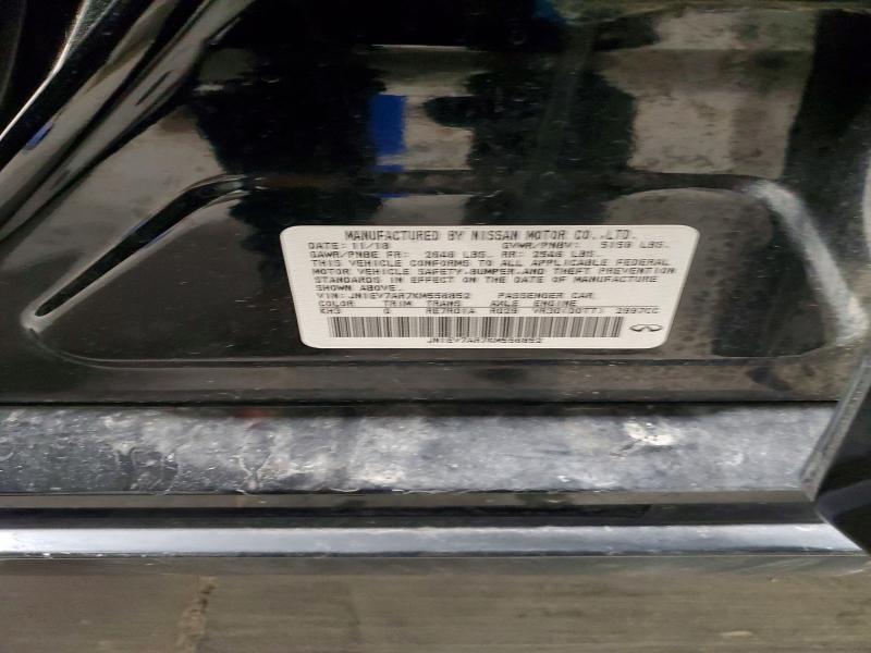 Aukcja sprzedaży 2019 Infiniti Q50, vin: JN1EV7AR7KM556852, numer aukcji: 74234255