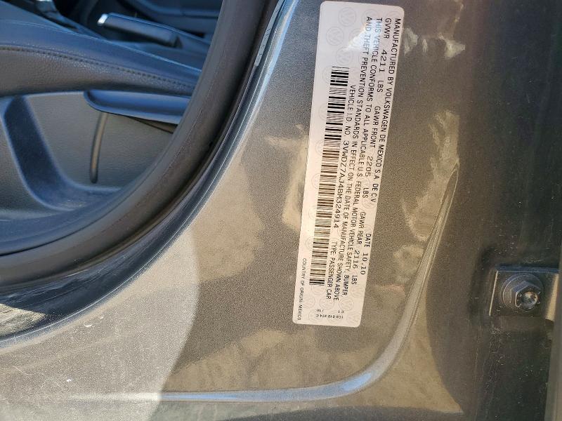 Aukcja sprzedaży 2012 Volkswagen Jetta, vin: 3VWDZ7AJ4BM324914, numer aukcji: 99036055