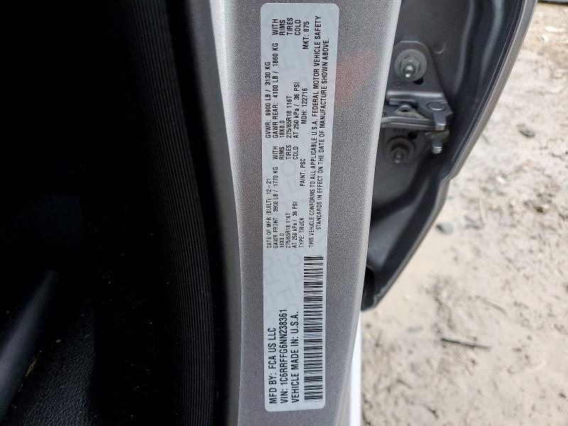 Продажа на аукционе авто 2022 Ram 1500, vin: 1C6RRFFG6NN238361, номер лота: 99660425