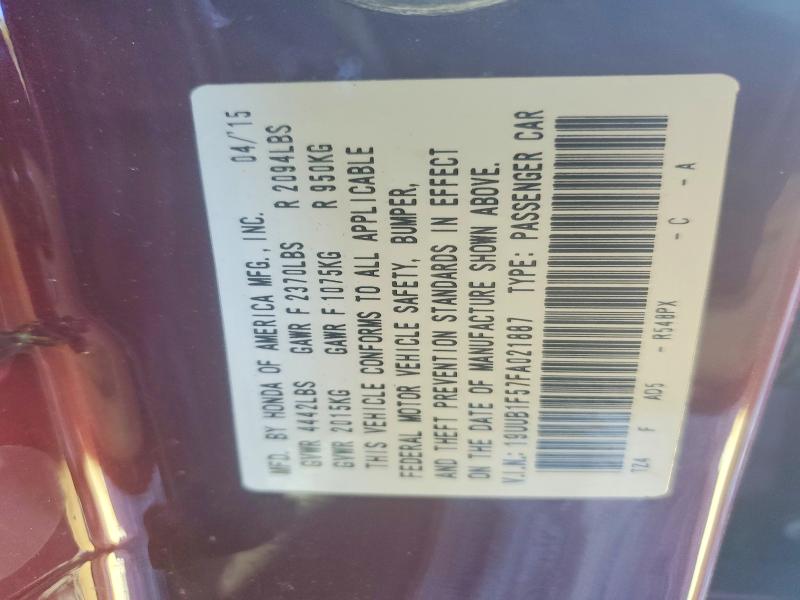 Aukcja sprzedaży 2015 Acura Tlx, vin: 19UUB1F57FA021887, numer aukcji: 72750995