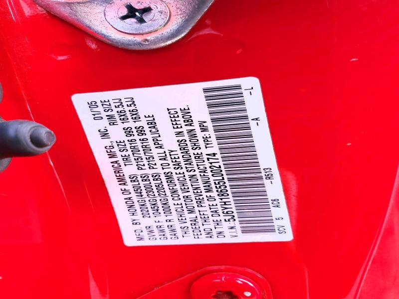 Aukcja sprzedaży 2005 Honda Element, vin: 5J6YH18655L002174, numer aukcji: 74227575